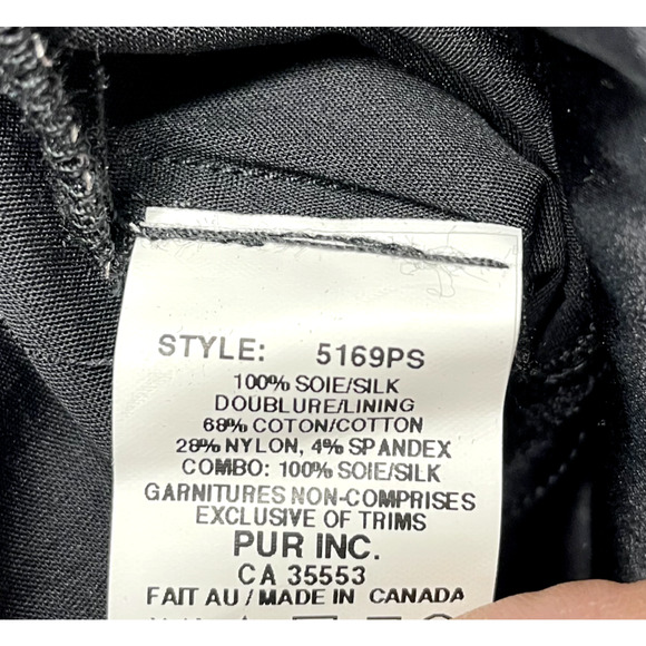 Iris Setlawke Silk Faux Wrap Sleeveless Dress Black and Mauve Size 10 - Picture 7 of 7